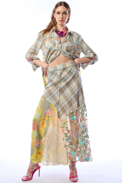 The Rosemary _ Western Blend Skirt