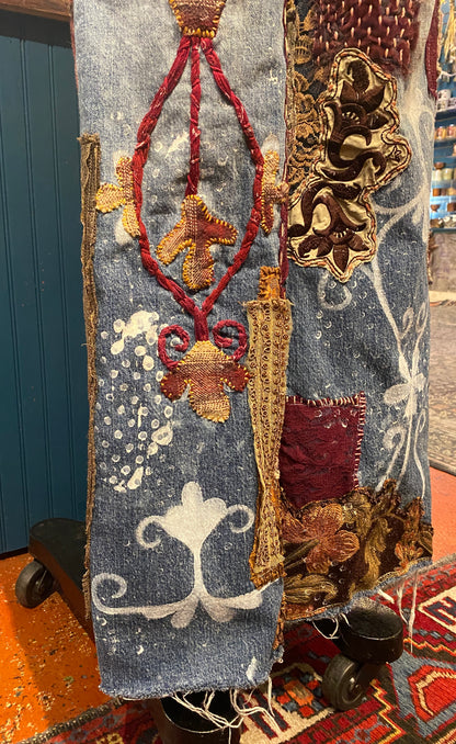 Embroidered Dreams Daze High Rise Wide Leg Jean - Savannah Pedersen*