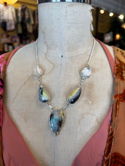 Dendritic Moss Agate Necklace