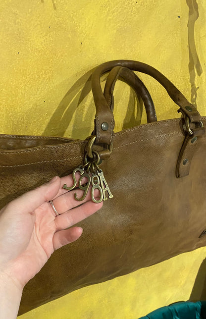 Hallman Leather Bag - Camel