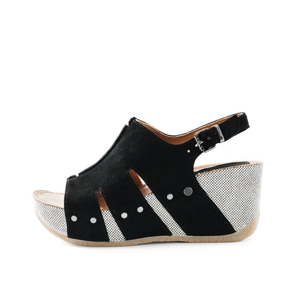Fiora Platform Sandal - Black