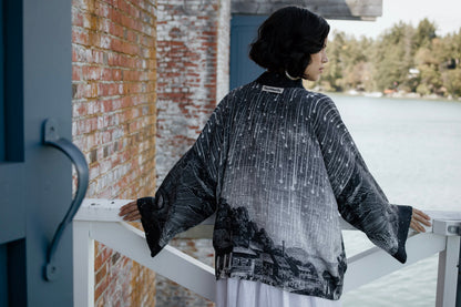 Stargazer Pixie Cropped Kimono