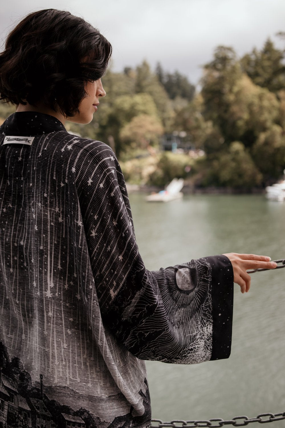 Stargazer Pixie Cropped Kimono