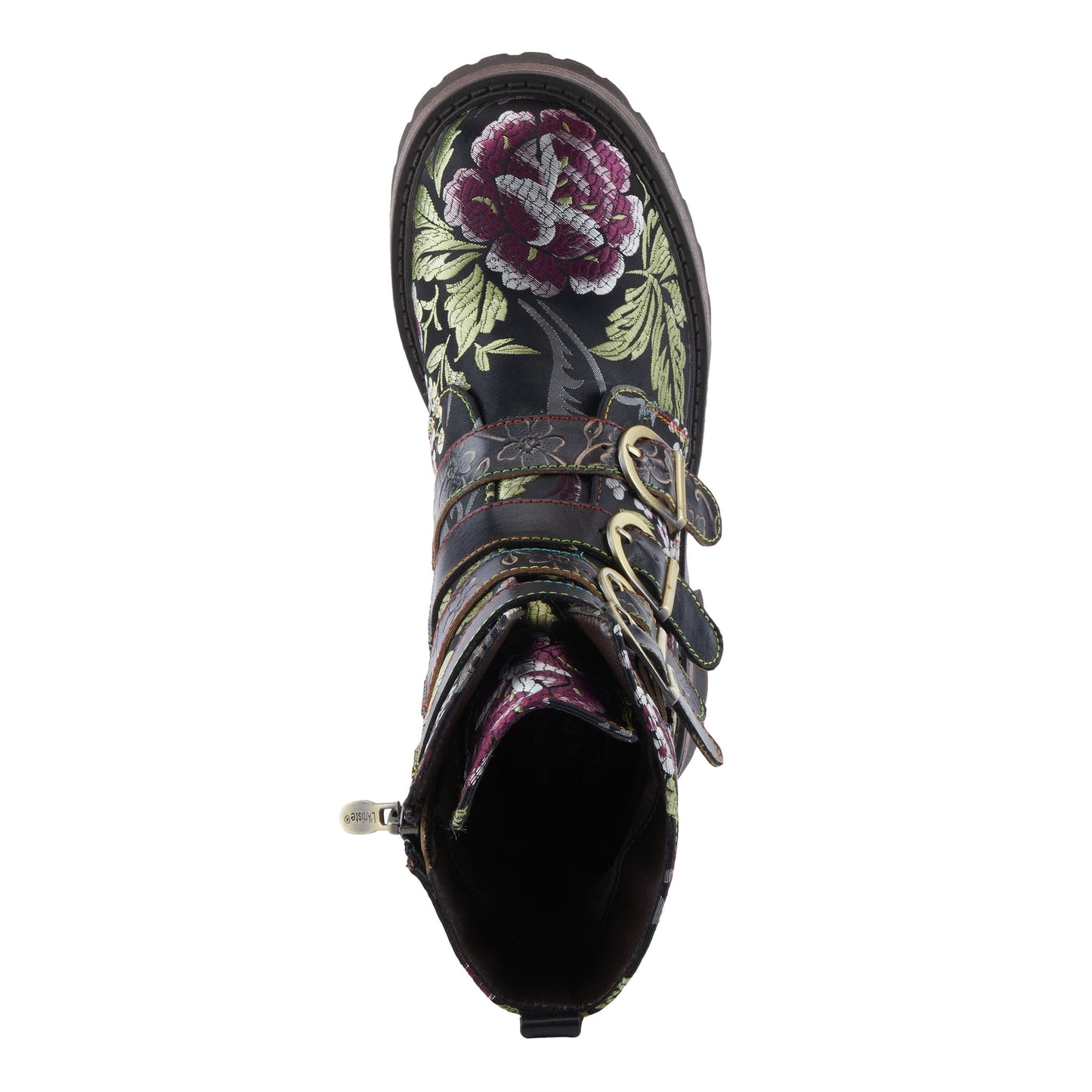 L'Artiste Haruko Boot - Black Floral