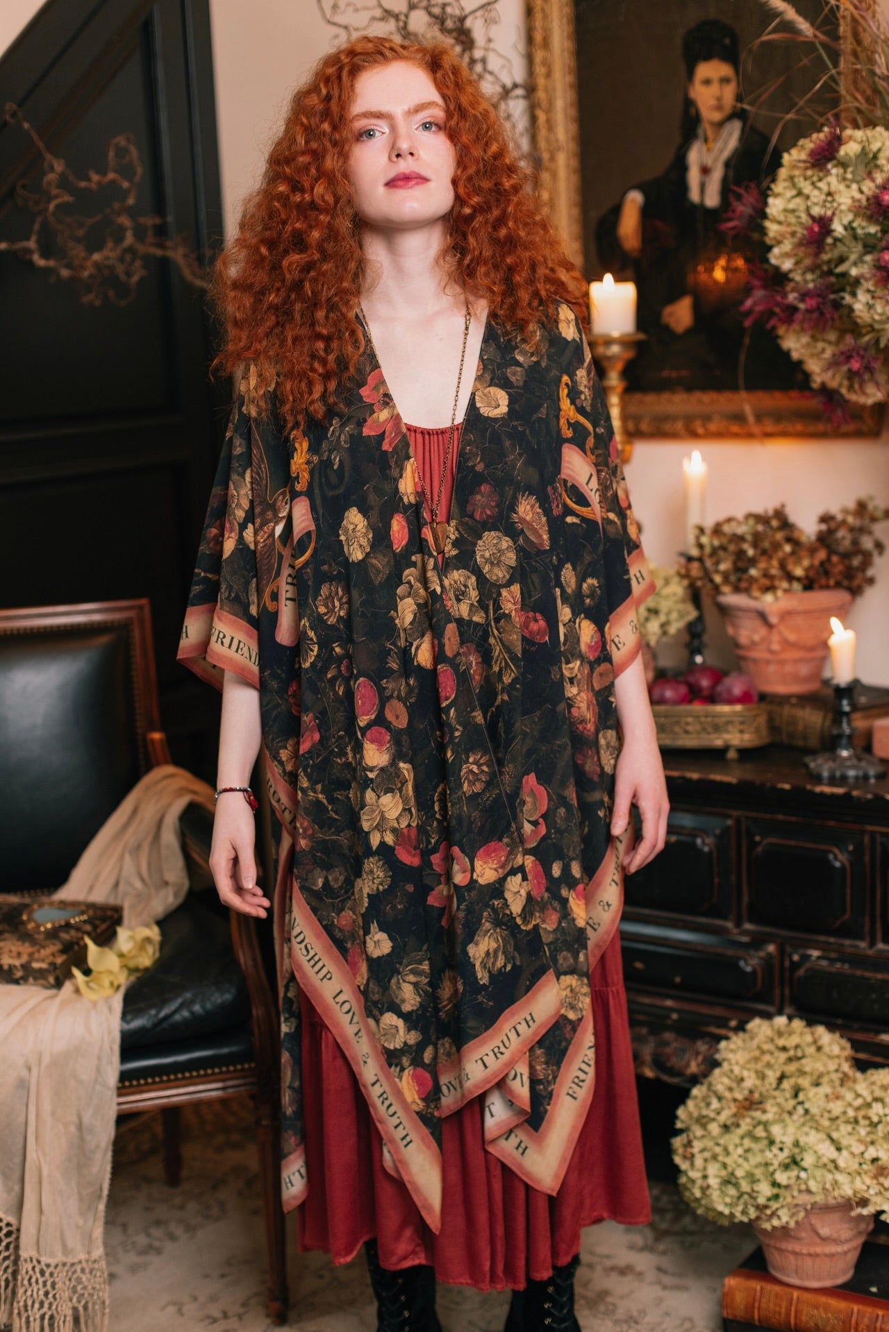 Heart of Gold Goddess Duster - One Size