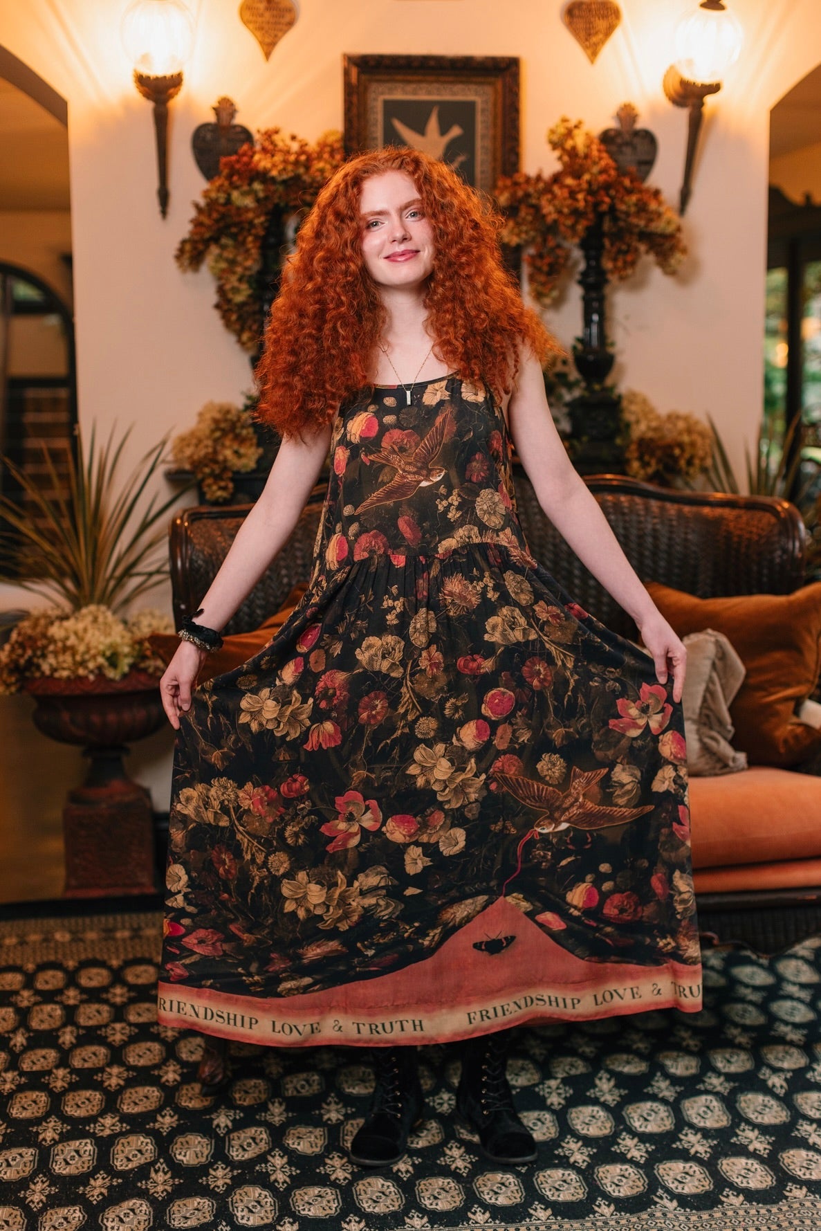 Heart of Gold Bohéme Slip Dress