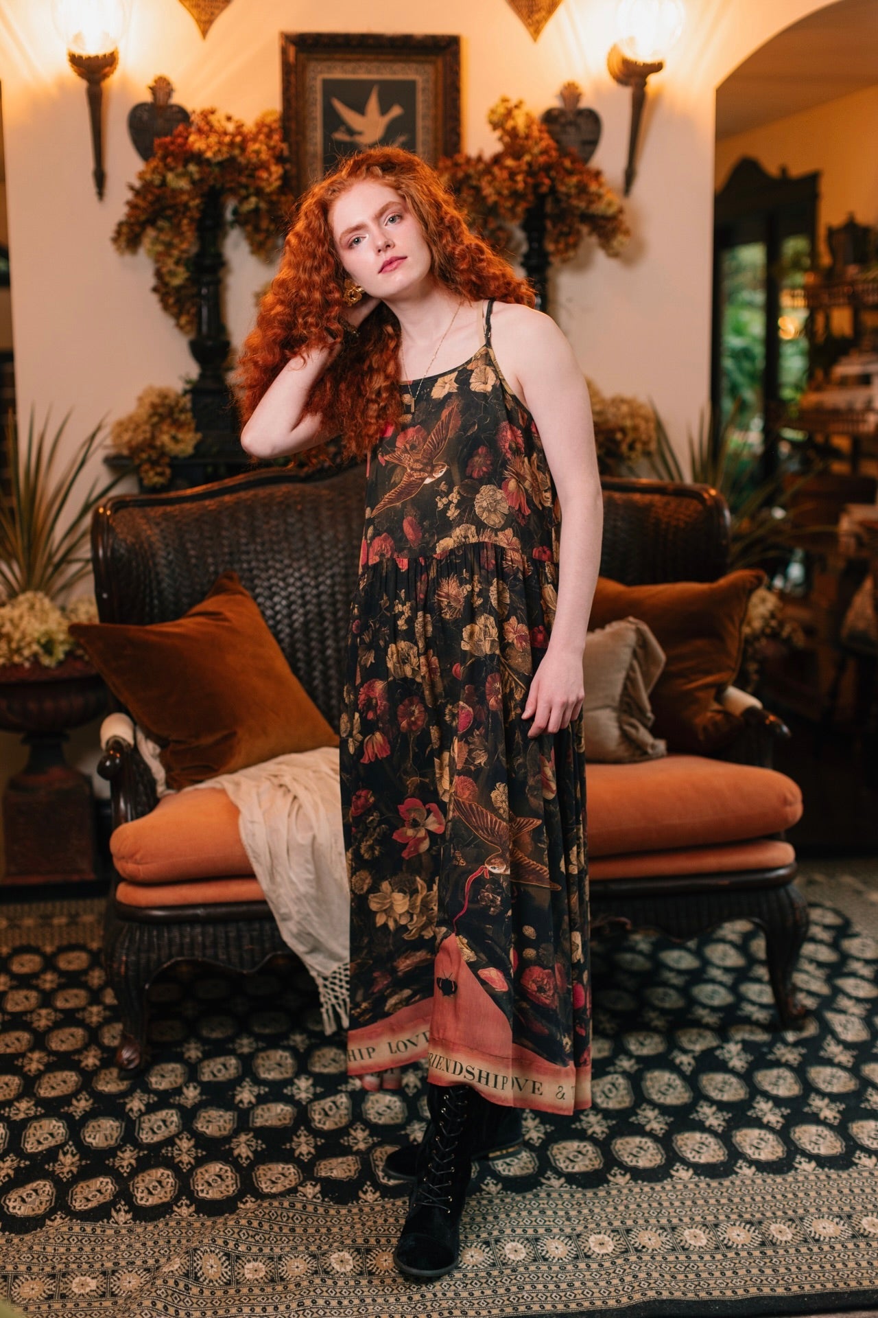 Heart of Gold Bohéme Slip Dress