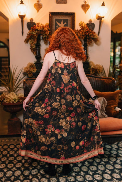 Heart of Gold Bohéme Slip Dress