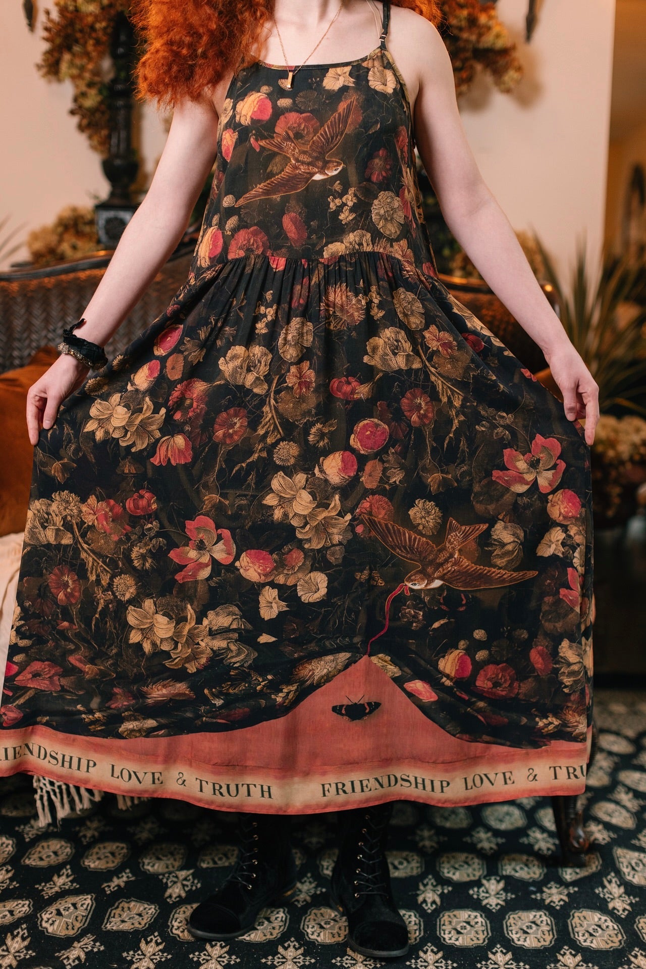 Heart of Gold Bohéme Slip Dress