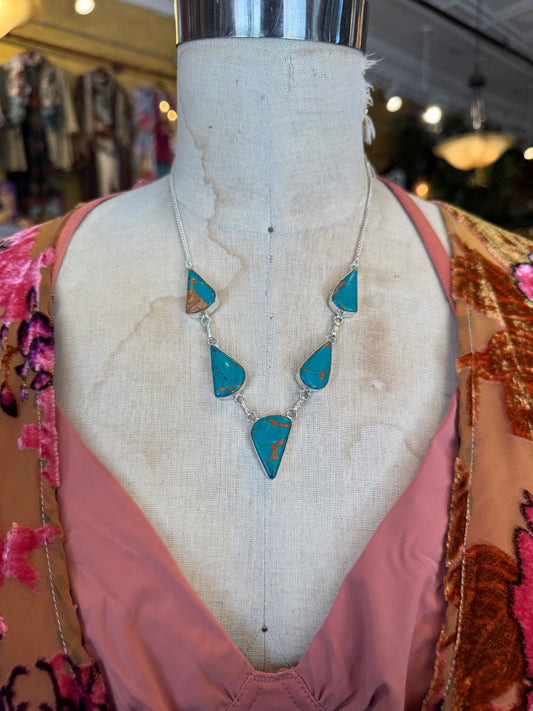 Turquoise Statement Necklace