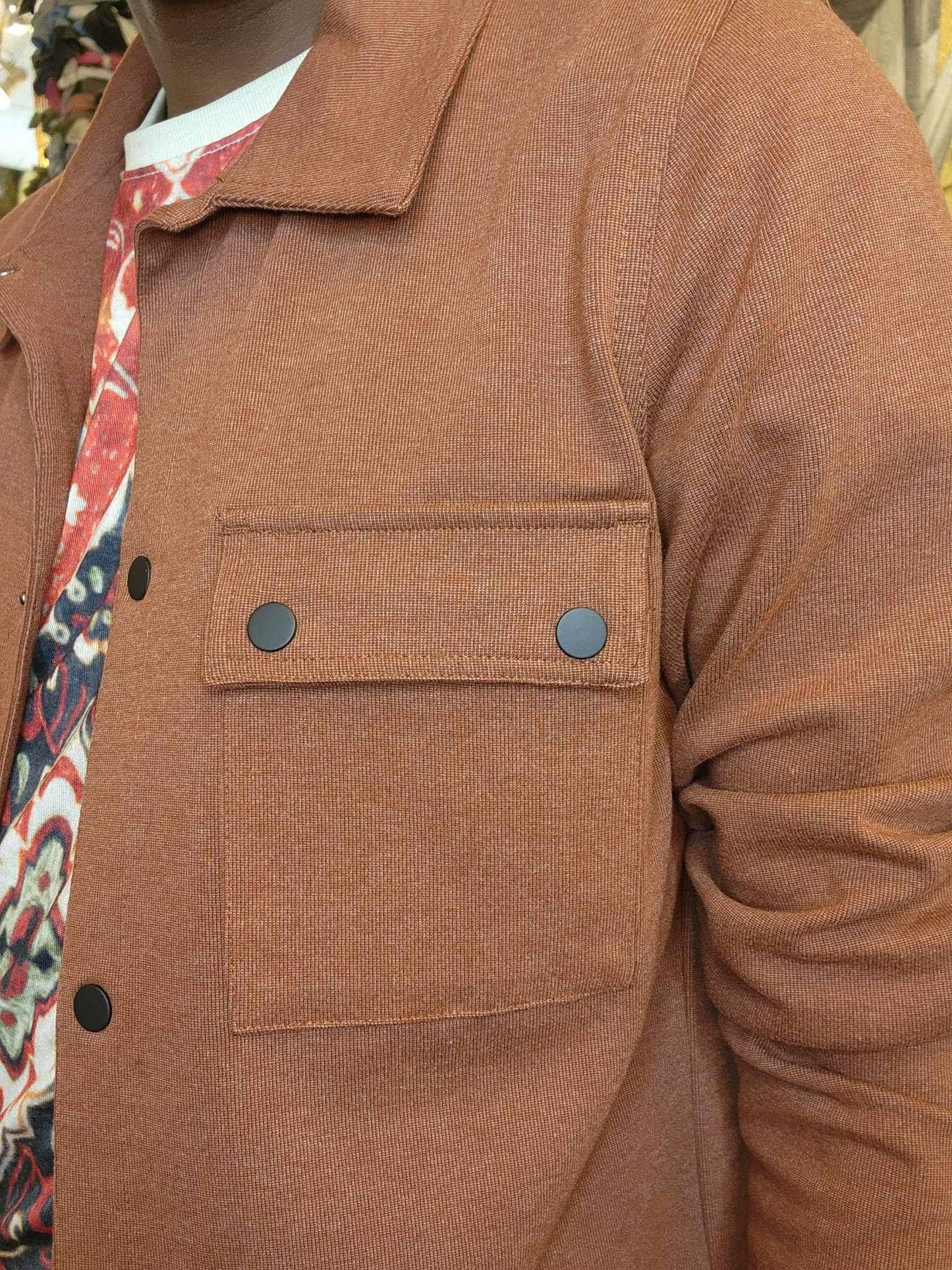 Bennett Knit Jacket - Rust