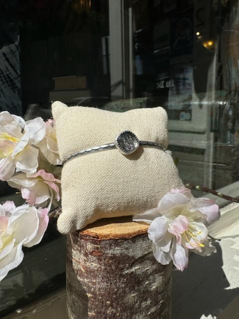 Black Rutile Sterling Bracelet*