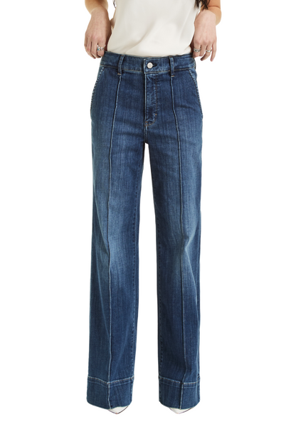 Front Seam Trouser - Indigo
