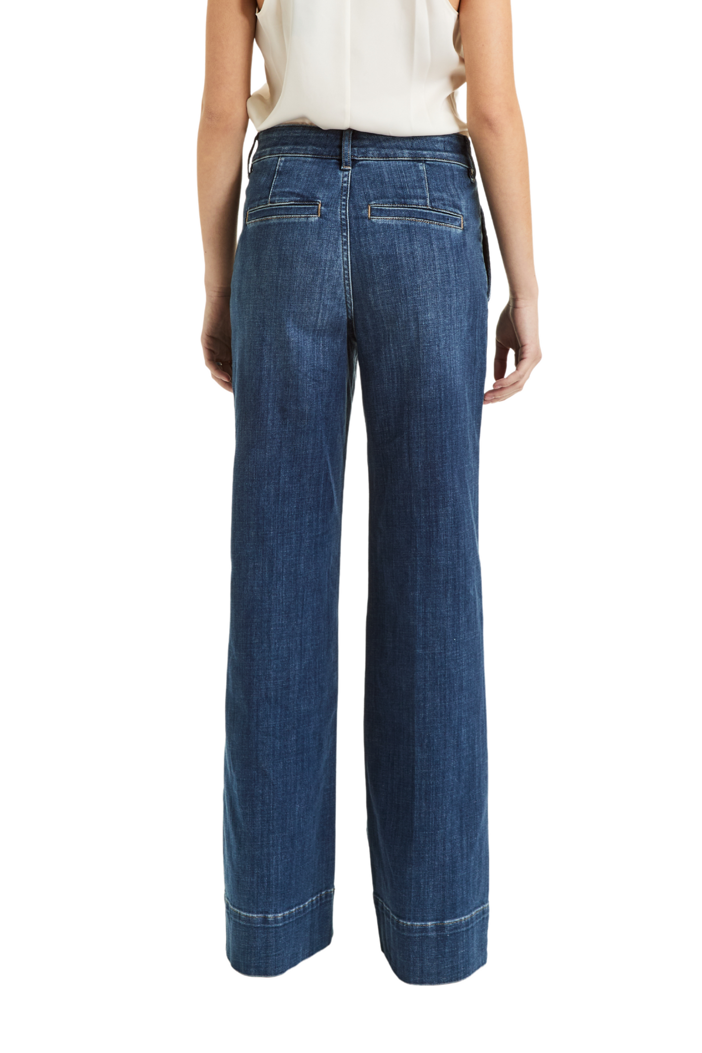 Front Seam Trouser - Indigo