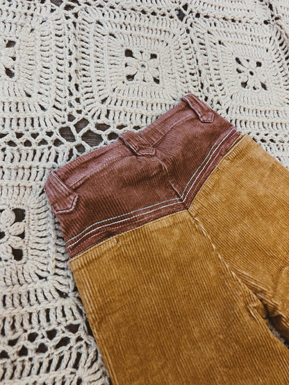 Cinnamon golden cord pants