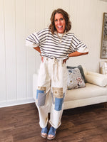 Patchwork Pants ( Mineral Washed)