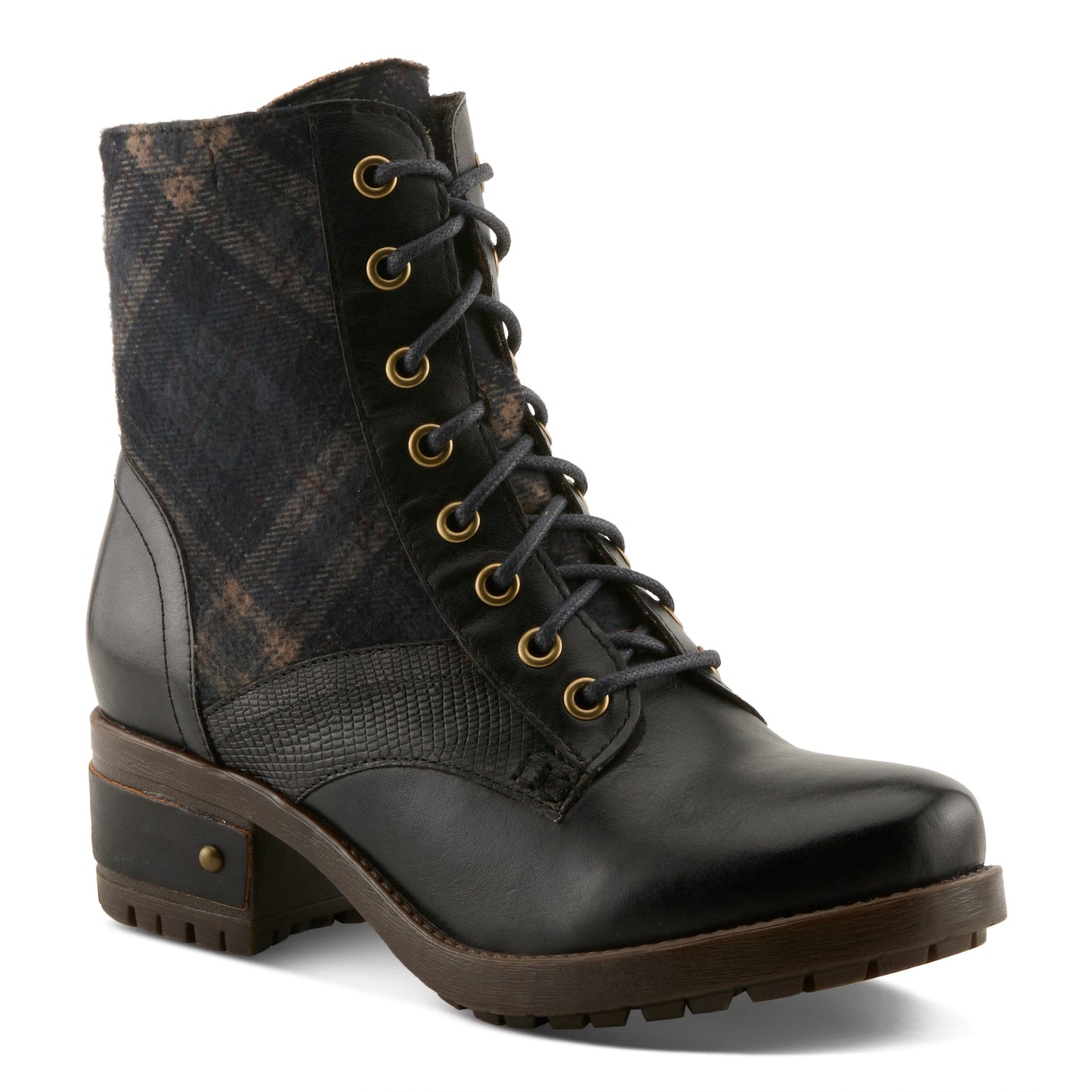 L'ARTISTE Marty Plaid Boot