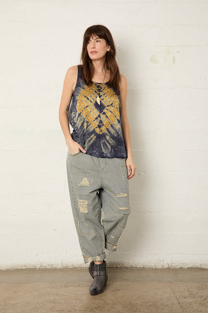 Eco-Satin Birdie Tank - Havana