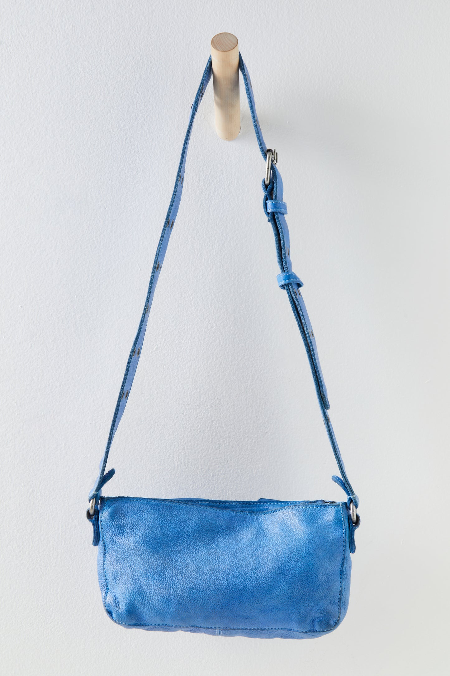 Wade Leather Sling - Iridescent Blue