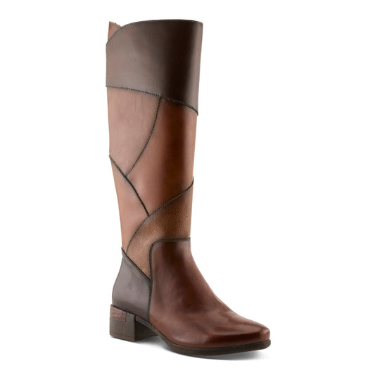 Spring Step Patchwork Boots