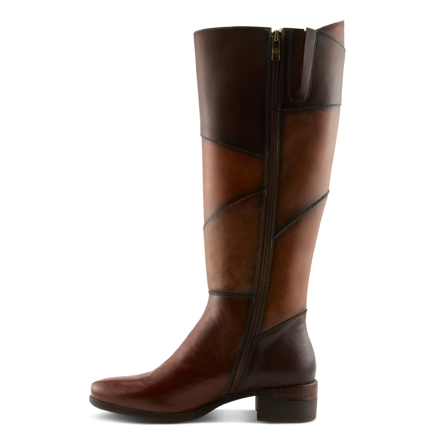 Spring Step Patchwork Boots