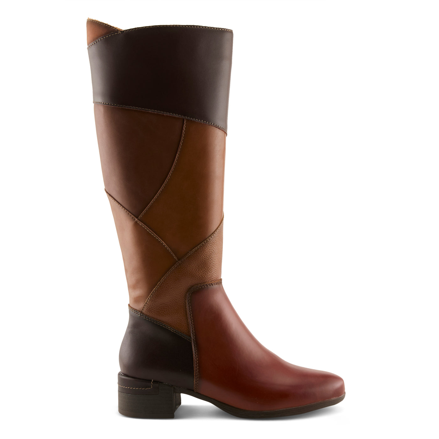 Spring Step Patchwork Boots