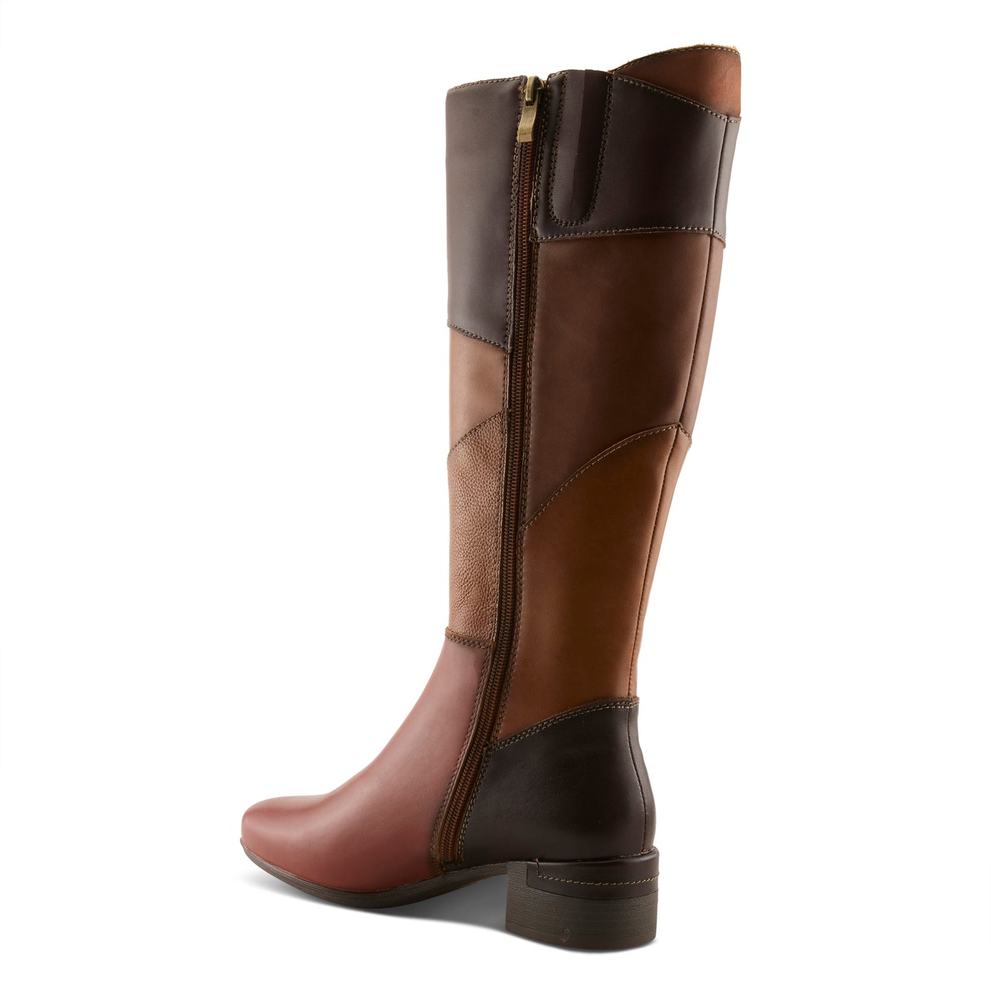 Spring Step Patchwork Boots