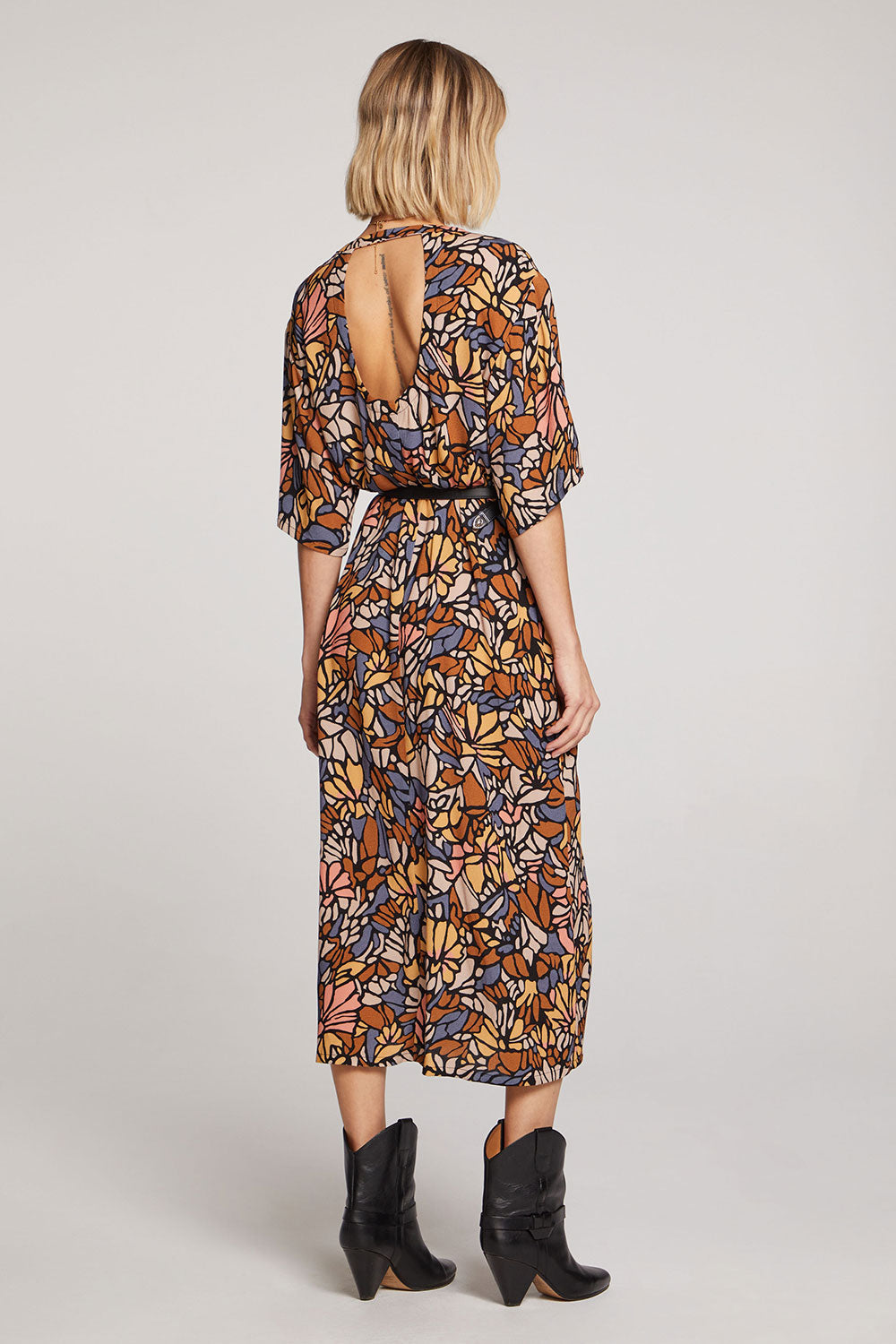 Festive Kimono Dress - Multi