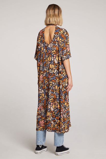 Festive Kimono Dress - Multi