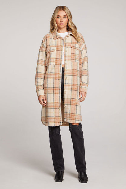 Nolin Jacket - Natural Plaid