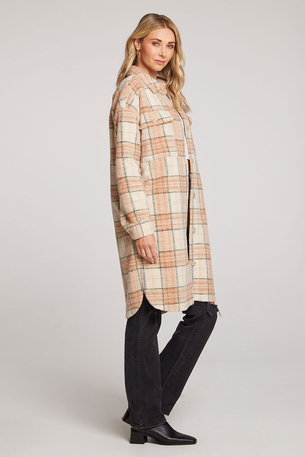 Nolin Jacket - Natural Plaid