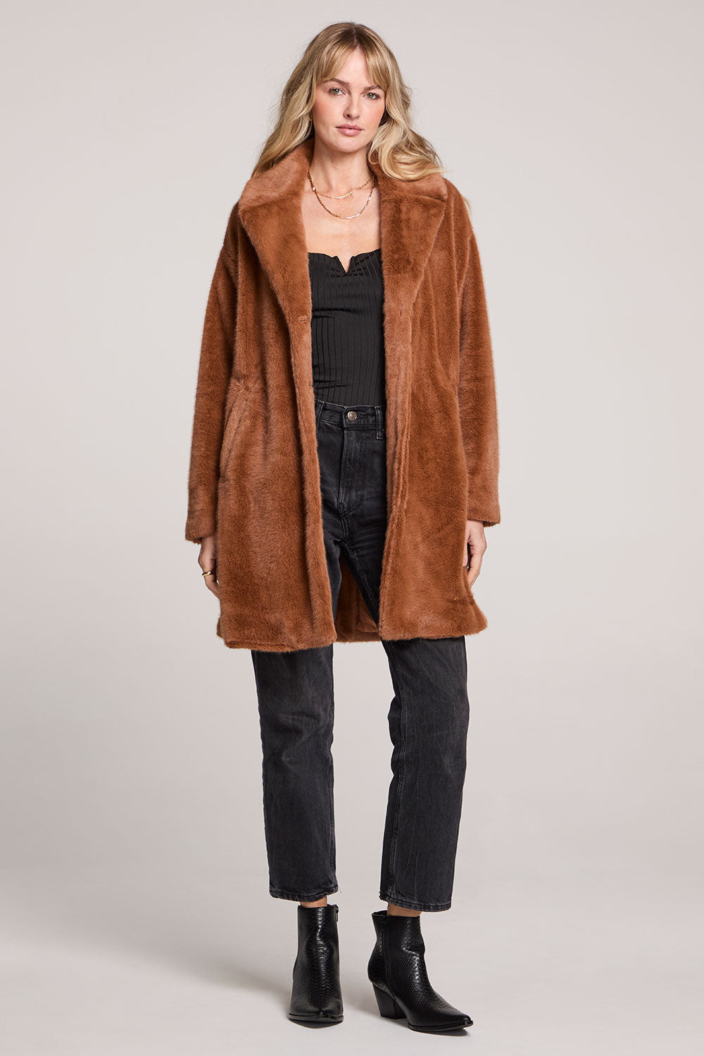 Acler Jacket - Chestnut