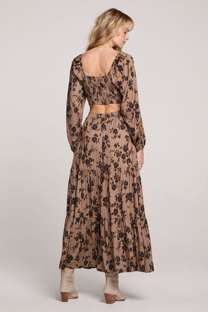 Raya Long Sleeve Maxi Dress - Sandflower