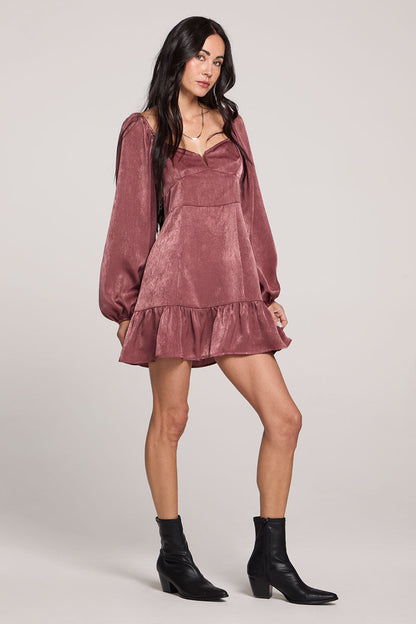 Madox Mini Dress - Sangria