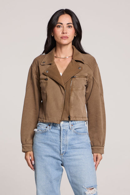 Reese Long Sleeve Jacket - Fern