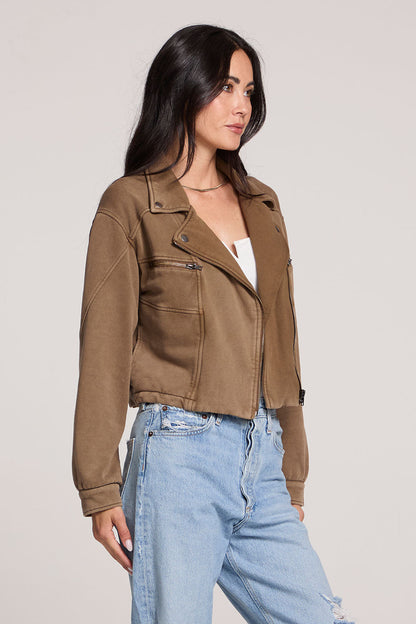 Reese Long Sleeve Jacket - Fern