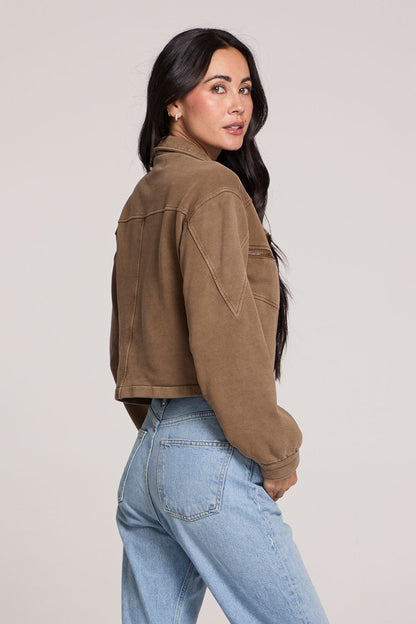 Reese Long Sleeve Jacket - Fern