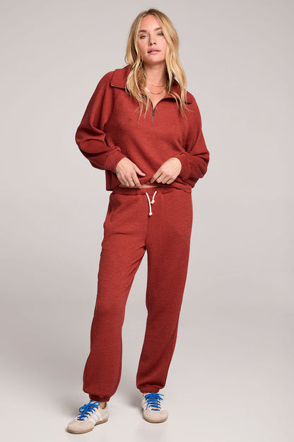 Half Zip Raglan Pullover - Rustic