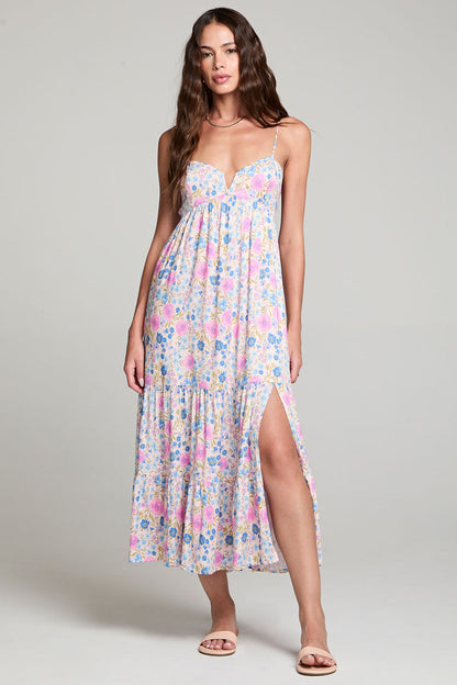Seren Midi Dress - Velvet Iris
