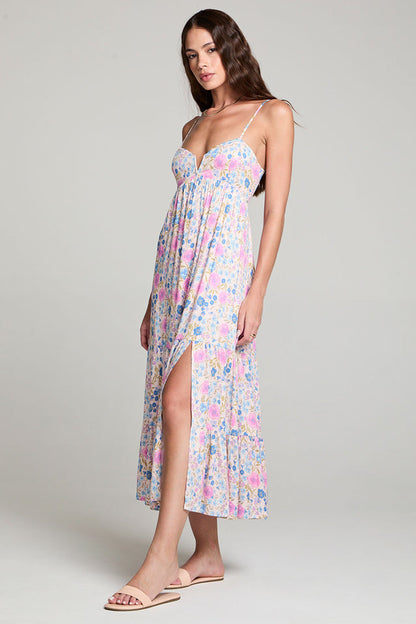 Seren Midi Dress - Velvet Iris