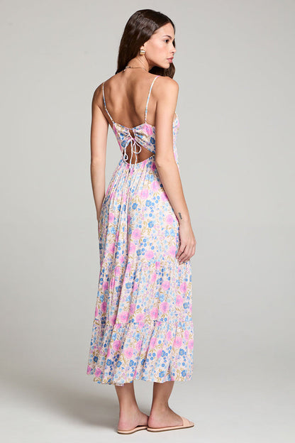 Seren Midi Dress - Velvet Iris