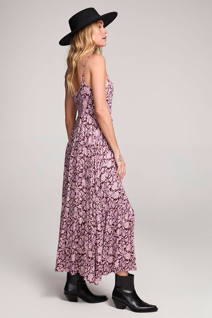Rene Midi Dress - Sangria