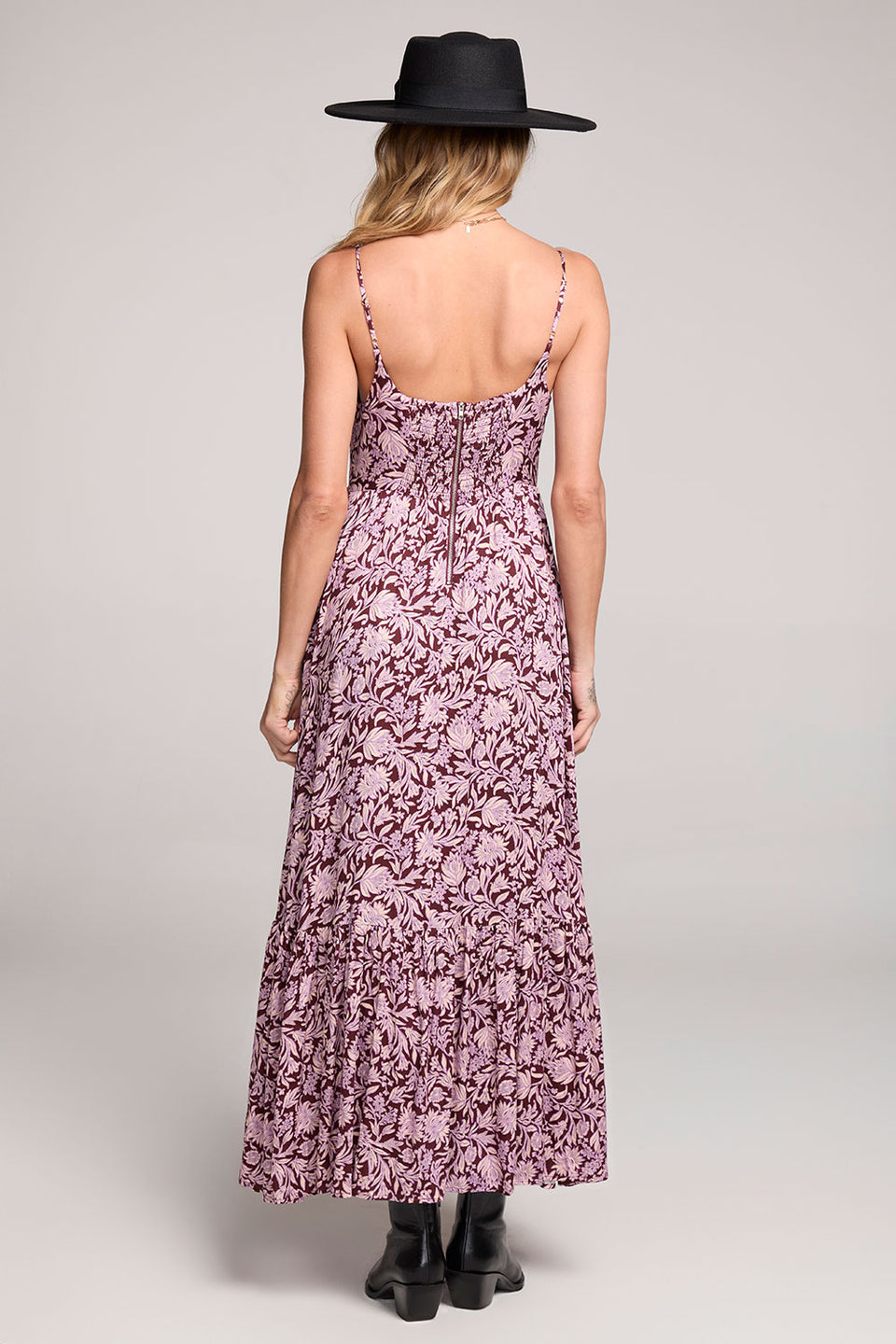 Rene Midi Dress - Sangria