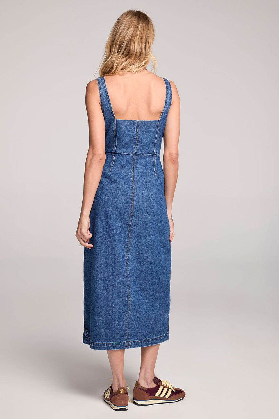 Casia Midi Dress - Washed Indigo