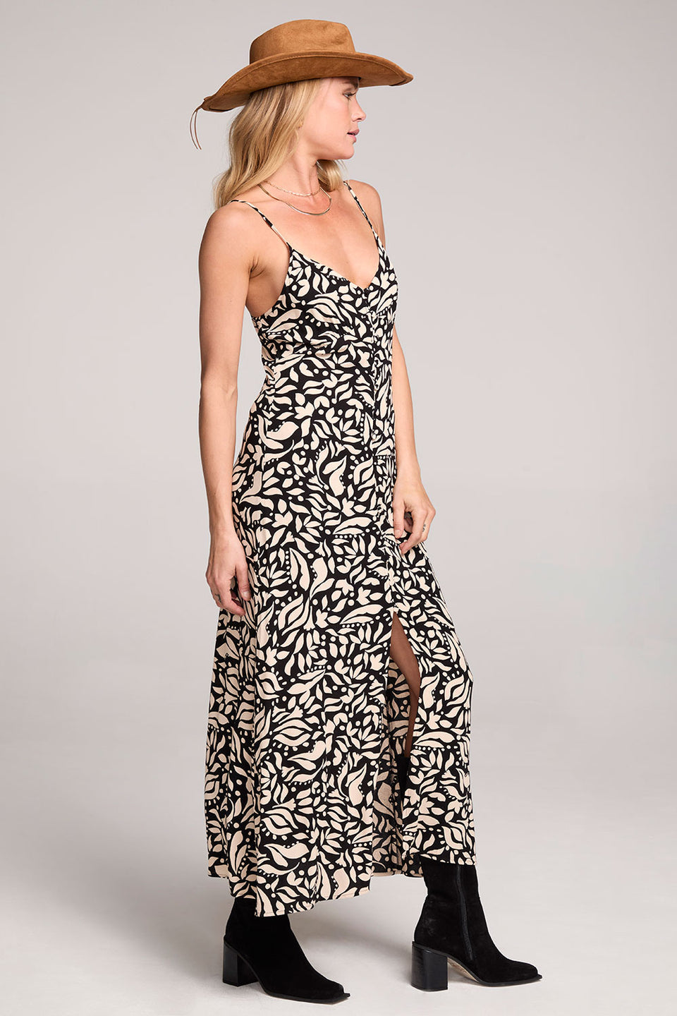 Tori Midi Dress - Black