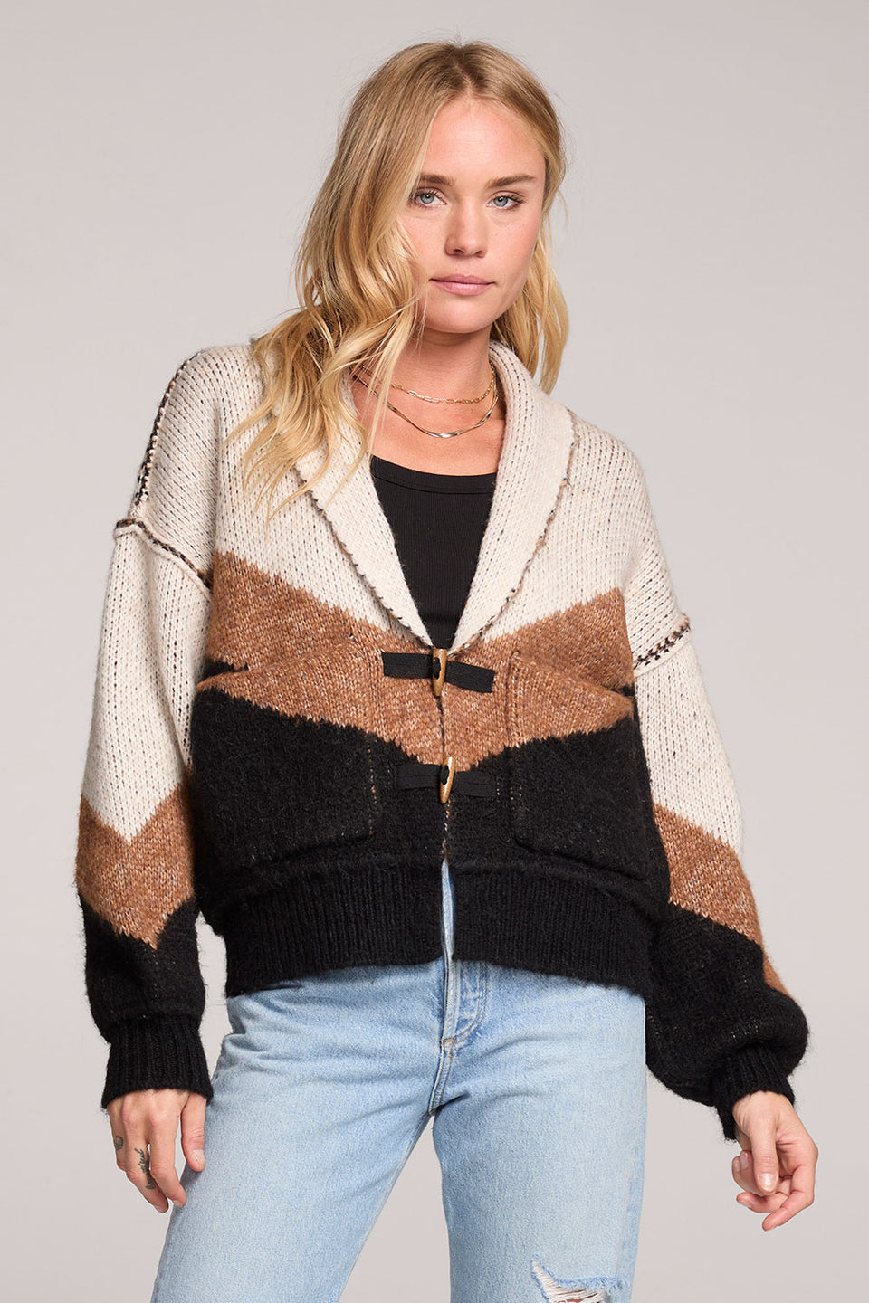Cain Cardigan Sweater - Natural