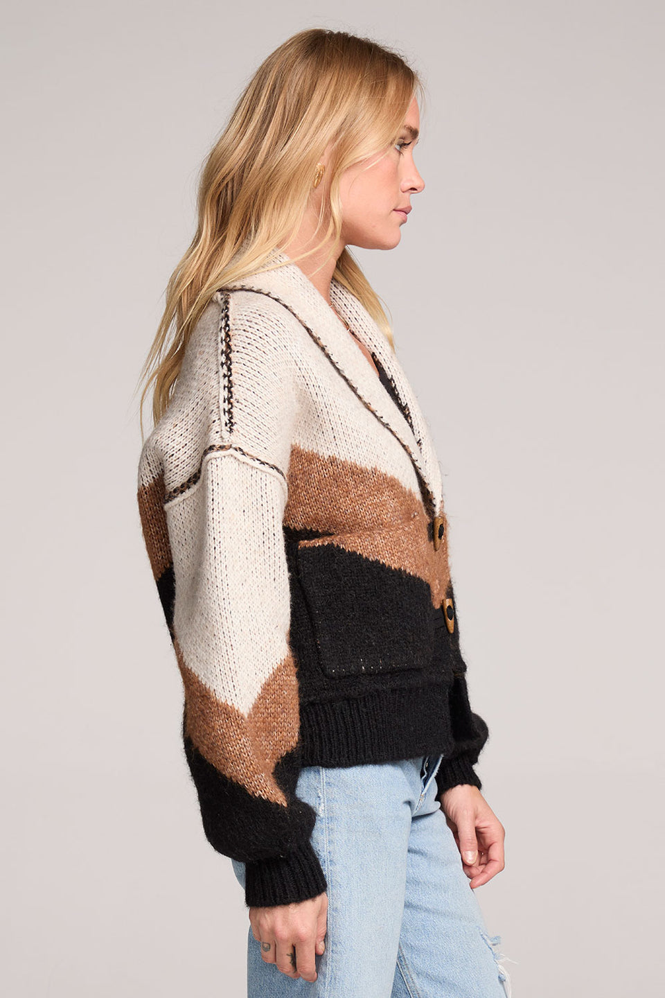 Cain Cardigan Sweater - Natural