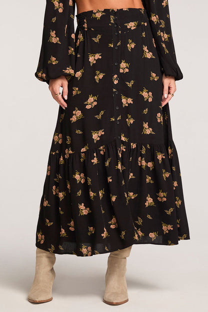 Dagny Midi Skirt - Black