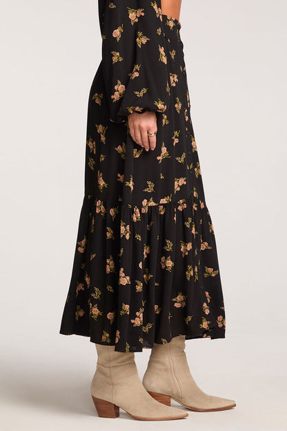 Dagny Midi Skirt - Black