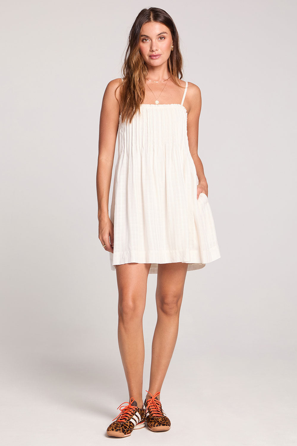 Augustina Mini Dress - Salt